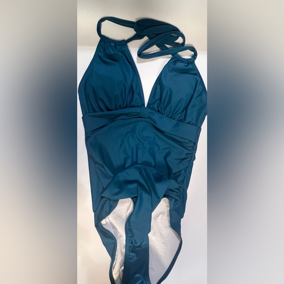 NWT Tempt Me Women One Piece Swimsuits Tummy Control Halter - Picture 4 of 8